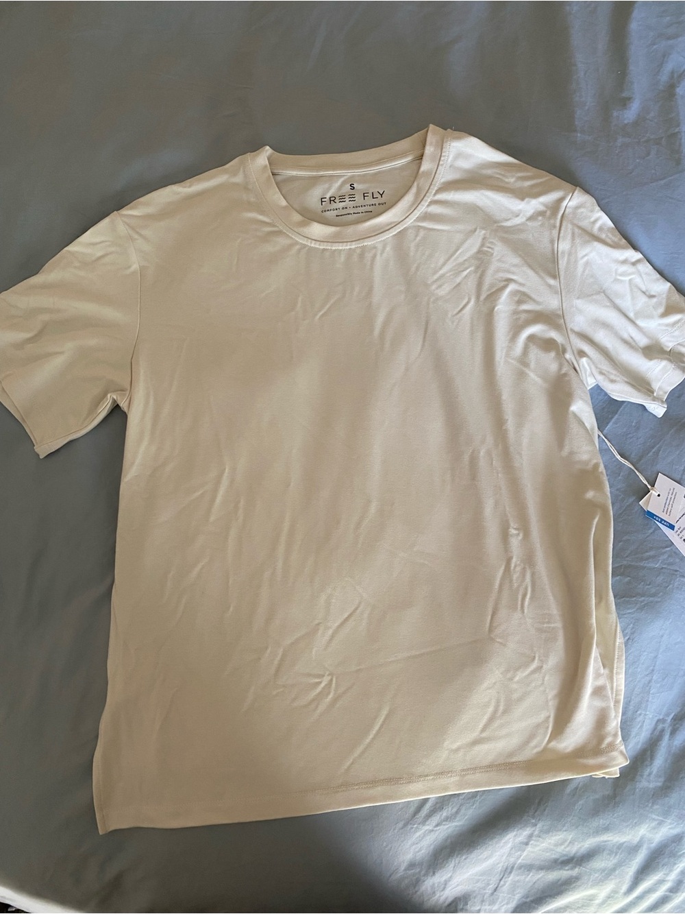 Women’s Free Fly Cream Crew Neck T-Shirt